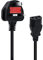 Mcbazel 1.2 meter UK Power Cable (IECC13 to BS1363) Kettle Lead/Power Cord compatible with Xbox One Only/Computers/Scanners/Printers/ 3-pin Shroud Power Connector