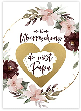 Schwangerschaft verkünden I Willst du meine Patentante sein I Rubbelkarte Schwangerschaft I Rubbel Lose I Rubbelkarte Patentante - Familie & Freunde - 10er Set Bordeaux
