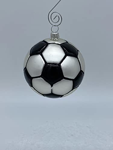 Weihnachtskugel Glas Weihnachtskugeln Fußball Handbemalt Ball Geschenk Weihnachten