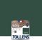 Tollens - Peinture extérieure bois 2 en 1 - Ultra Résistante - Finition Satin - Laque Riche en Résine - Pour Toute Boiserie Extérieure - Sans Sous-Couche - Vert Basque - 0,5L = 8m2