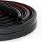Joint Porte Fenetre Isolation et Phonique, Forme D Caoutchouc Joint de Porte, Autocollante Bande D'étanchéité Anti Froid Isolant Thermique, pour Joint porte entree, Fenetre (Noir, 7M)