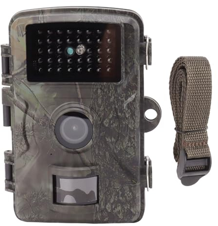 1080P Wildkamera, 16 MP Jagdkamera mit Nachtsicht, Bewegungserkennung, Wasserdicht, 2,0-Zoll-Farbbildschirm, HD-Wildjagdkamera Zur Wildtierbeobachtung