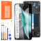 Arbilato Schermo LCD per Samsung Galaxy S21 FE 5G LCD G990 Display Touch Screen Assembly con Kit di Riparazione (Nero con Telaio,Incell)