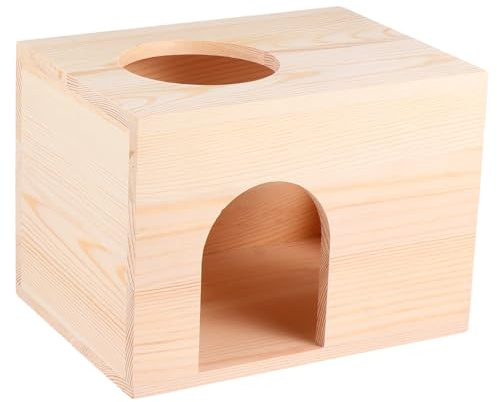 BCOATH Leichtes Tragbares Eichhörnchen Futterhaus in Liebevoller Form für Kleine Haustiere zum Füttern und Spielen im Garten