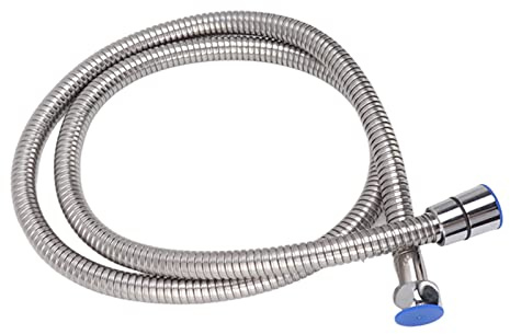 HUSHUI Duschschlauch, 47-Zoll-Edelstahl, Hochfest, Druckbeständig, Hitzebeständig, mit Universeller Schnittstelle, für den Austausch des Duschkopfs Im Badezimmer (Galvanisiert)