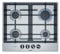 Bosch Series 4 PCP6A5B90 Gas Hob with 4 Gas Burners, FlameSelect, Continuous Cast Iron support, Biomethane Ready, Integrated, Stainless Steel, 60cm wide
