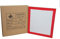Siebdruckrahmen aus Aluminium, 45,7 x 50,8 cm, 110 weiße Netzstoffe, 2 Stück