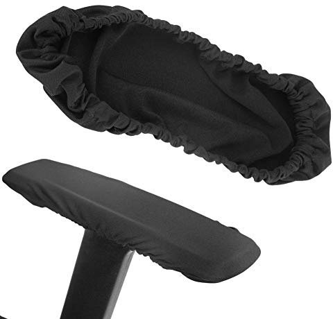 Bürostuhl Armlehnenbezug, elastisch waschbar 2er Set | Passend für Fahrer Beifahrer und Gaming Stühle, atmungsaktives Polyester, rutschfest, schützt vor Abnutzung, Innenraum Auto S