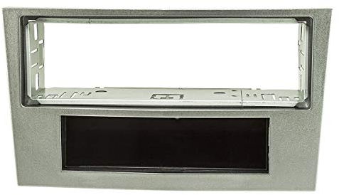 tomzz Audio 2439-169 Radioblende Metallschacht kompatibel mit Opel Corsa D Astra H Zafira B matt-Chrom