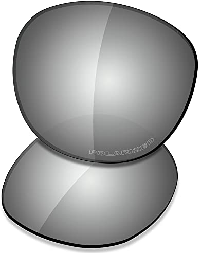 Saucer Premium Ersatzgläser für Oakley Latch OO9265 Sonnenbrillen High Defense - Chrome Metal Polarisiert