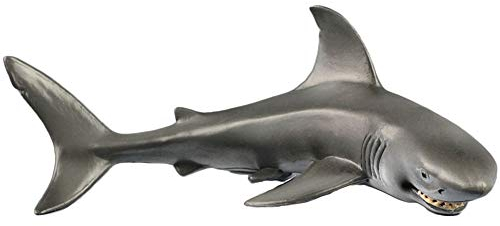 1 Stück Smile Haifisch-Figuren für Aquarien, Seefe-Nachbildung, Aquarium-Dekoration mit tunnellosem Lächeln, spannendes Aquarium, Landschaft, Wilddekoration, Zubehör