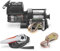 Warrior Winches Ninja Electric Winch 2000lb 24v - Wired Hand Control, High Power Motor - Heavy Duty Contacts, Steel Planetary Gearing, Steel Drum, Watertight Socket, Chip Resistant Paint - Steel Rope