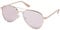 GUESS GF0350 Shiny Rose Gold/Bordeaux Mirror One Size