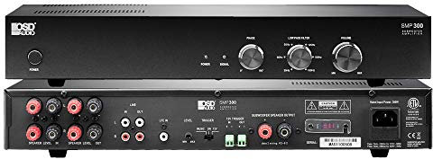 OSD Audio SMP300 Class D Subwoofer Amplifier, 500W Max Power, Digital Mono Amp for Passive Subwoofers, Adjustable Crossover, Phase and Volume, LFE Line-in