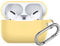 Funda para AirPods Pro, Watruer Funda Protectora de Silicona Suave a Prueba de Golpes con Llavero para Apple Airpods Pro 2019 (LED Frontal Visible) -Amarillo