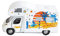 Wohnwagen Welly Wohnmobil Rückzug 12cm Camping Modellauto Spielzeugauto Auto Geschenk 78