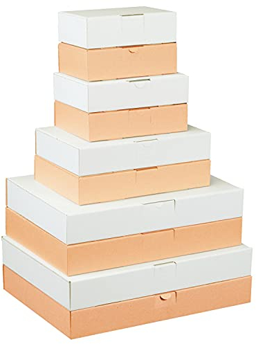 smiley pack 50 x Maxibriefkartons 350 x 250 x 50 mm BRAUN DIN A4 (Innenmaß 336 x 245 x 46 mm) Versand-karton Warenpost Warensendung Post-karton DHL Hermes DPD GLS UPS Maxibrief-karton Faltkarton