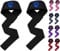 Weight Lifting Straps Wrist Support Padded Neoprene Gym Cross Training Hand Bar weightlifting Straps Fitness Bodybuilding Power Exercise Grips Deadlift Men Women (Black)