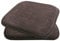 TRISENS Komfortable & praktische Gel-Kissen 40x40 - Stuhlkissen mit modernem Memory-Schaumstoff - gepolsterte Sitzkissen Out- und Indoor Gartenkissen Stuhlauflage rutschfest, Farbe:Braun, Set:2er