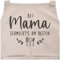 SpecialMe® Kochschürze Damen mit Spruch Bei Mama schmeckts am besten Küchenschürze Geschenk Mutter Baumwolle natur unisize