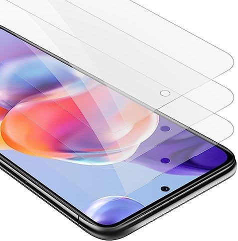 Cadorabo 3x Panzer Schutz Glas für Xiaomi RedMi NOTE 11 PRO+ - 3 Stück Schutzfolie in Ultra-Klar Hüllen freundlich - Gehärtetes (Tempered) Glas Dipslayschutz Folie in 9H Härte Anti Kratzer