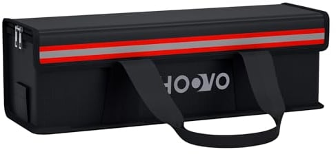 HOOVO Sac de transport pour batterie de vélo électrique Lipo - Étanche - Pour grandes batteries - Facile à transporter - Pliable - Pour le stockage, le transport, la charge (49 x 15 x 15 cm), Noir