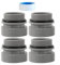 Lot de 4 kits de conversion de tuyau de filtre de 40 mm vers 1 1/2, adaptateur de piscine hors sol pour connecter des tuyaux de 40 mm à des ports de filtre de 3,8 cm ou 3,8 cm