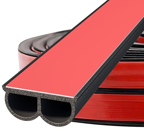 Auto türdichtung selbstklebend Länge 10M B FörmigGummiprofil Kantenschutz Selbstklebend Auto Zierleiste Chrom Zierleisten Trim (schwarz, 10m)