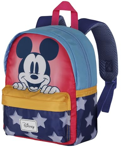 Disney Unisex Kinder Zaino Prescolare Joy Lean Vorschulrucksack, Micky Maus Hey,Einheitsgröße