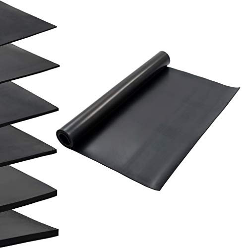 GuyAna Flooring Peel and Stick Floor Tile Flooring Planks for Kitchen Living Room and Bathroom Floor Planks,Floor Mat Anti-Slip Rubber 1.2x2 m 6 mm Smooth