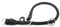 Aiminto Braided Rope Collar, Training Dog Collar, Round Martingale Collar, Slip Collar with Adjustable stopper and Slidable Stop Ring - Ideal for Extra Large Dogs (XL(1/2) - 24 Long, Black)