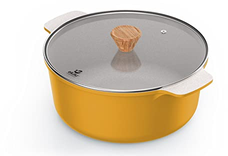 Ekau Essential Casserole Pot 28cm - Marigold