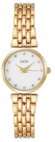 Findtime Ladies Watches - UK Gold Womens Watch, Dainty Gold Bracelet Watch, Fashion Watches for Women