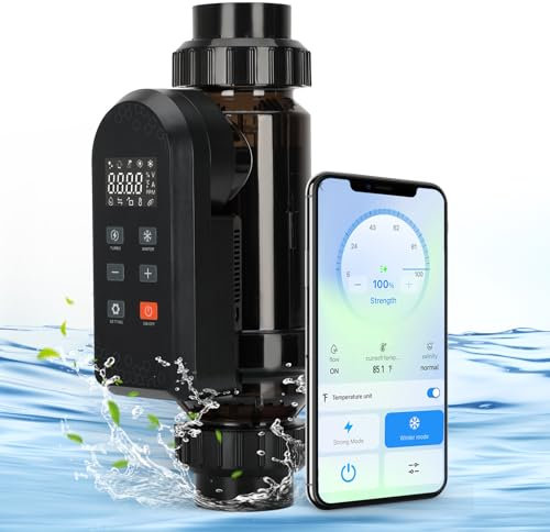 Generatore intelligente di cloro salato, piscina fino a 30.000 galloni, Wi-Fi integrato e telecomando con app, sistema di clorazione sale intelligente per vasca idromassaggio spa, sistema di piscina