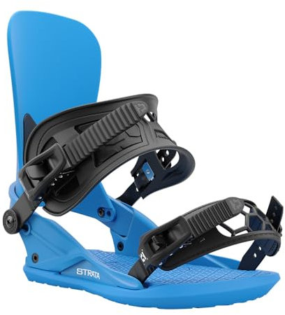 Union Strata - Fijaciones para tabla de snowboard, talla M de EE. UU. para hombre 8-10, azul