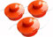 nemaxx® Cabezal de Corte para Desbrozadora [Cabezal M10 Rosca] – Carrete de Hilo Cortabordes Cabezal de Corte – Carrete Desbrozadora Cabezal Cortabordes – Cabezal de Hilo – Naranja (3 Unidades)