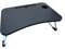 Mesa Plegable, Bandeja para Cama Ideal para Desayuno, Portátil, Ordenador y Libros, Ergonómica, Mesa Auxiliar con Atril para Leer en la Cama 60x40x26 cm. (Negro)