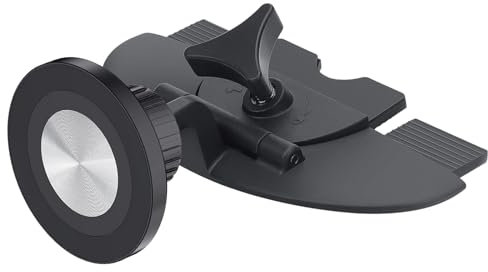 EEEKit Support Téléphone Voiture, Rotation 360° Magnétique Porte Telephone Auto Lecteur CD pour Magsafe et Autres Smartphone