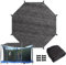 BLGVGKLPNT Housse D'ombrage de Trampoline,183 244 305 366 427 cm Couverture D'ombrage De Trampoline,Protection Solaire pour Trampoline, Anti-UV Filet de Protection Solaire Rond (⌀10ft/3.06m x6)