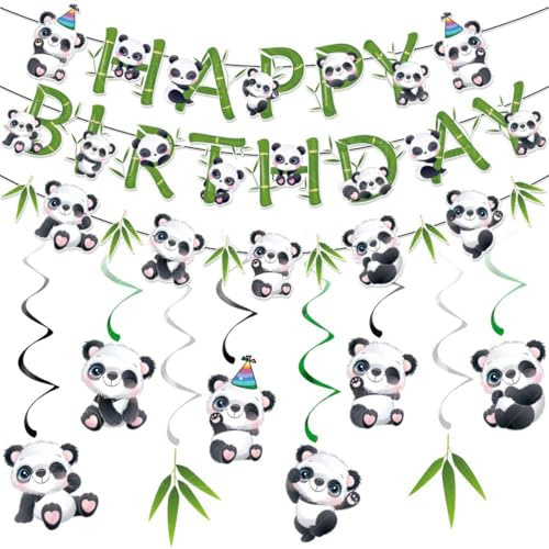 Alles Gute Zum Geburtstag Banner,3 Styles Panda Thema Geburtstag Party,Dekorationen Alles Gute Zum Banner,Panda Themen Babyparty