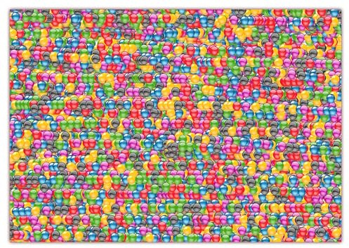 LYSCO Geschenkpapier Geschenke Bunte Kugeln Ballons schönes Motiv Feier Party (GES-502), in verschiedenen Motiven verfügbar (DIN B2 (700 x 500 mm) - 6 Stück)