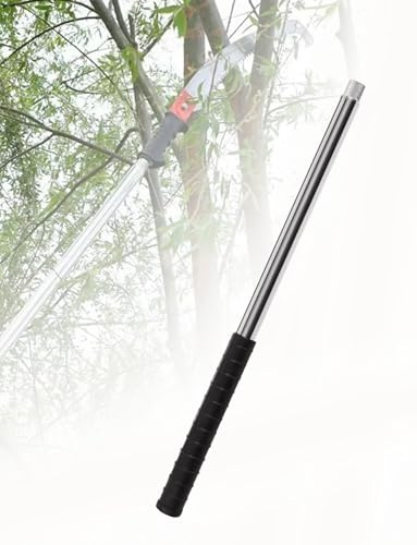 Extension Pole Tree Pruner, Stainless Steel Adjustable Length Pruning Tool for High Branches Garden Lawn Cutting