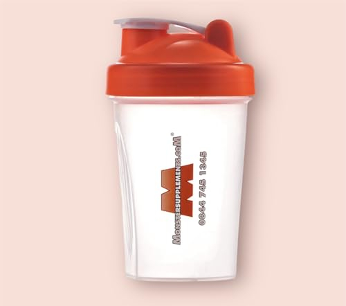 Monster Supplements Shaker Tasse avec boule mélangeur 500 ml