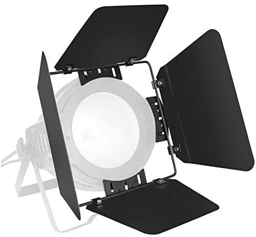 BETOPPER Kit Barn Doors Profesional para Focos LED LC001/LC002/LC003/LC200W - Accesorio Iluminación Estudio Fotografía, Video, Bodas (Luces No Incluidas)