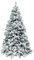 XONE Albero di Natale Kettinson Slim 240cm - Innevato e Folto