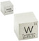 Wolfram Element-Würfel, 99,95 % reines Wolfram, 10 mm Dichte, für Periodensystem, Jäger und mehr (1 cm)