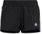 adidas,womens,Pacer 3-Stripes Woven Shorts,Black/White,X-Large