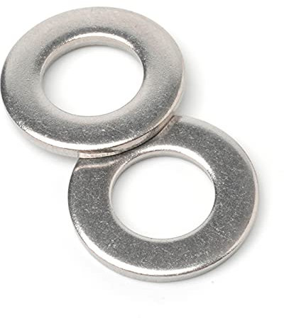 M8 (8mm) Flat Washer Form A - A2 Grade Stainless Steel (Pack of 20)