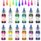 Lebensmittelfarbe Flüssig 12 Farben Hochkonzentriert Food Coloring Lebensmittelfarbe Set für Backen, Kuchen, Macaron, Kekse, Kuchen Dekoration, Dessert