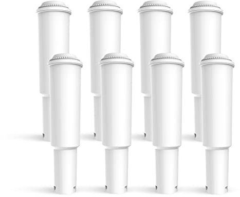Comedes Wasser-Filter ähnlich wie Jura Claris White System (Filter Nr. 68739, 60209 & 62911, passend zu Kaffeemaschinen der Impressa & Nespresso Serie; 8 Stück)